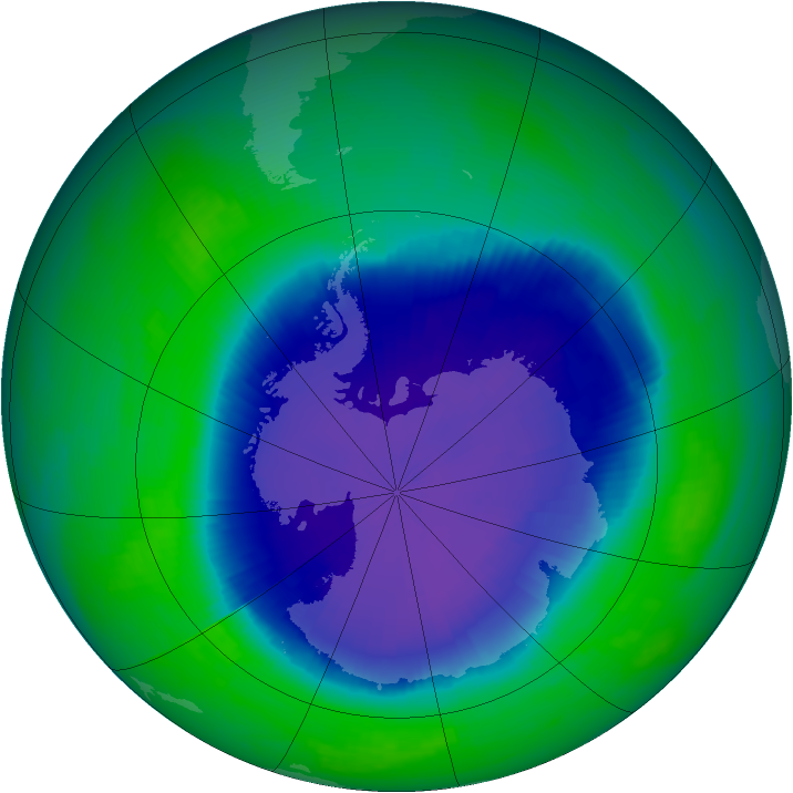 Ozone Map 1999-11-13